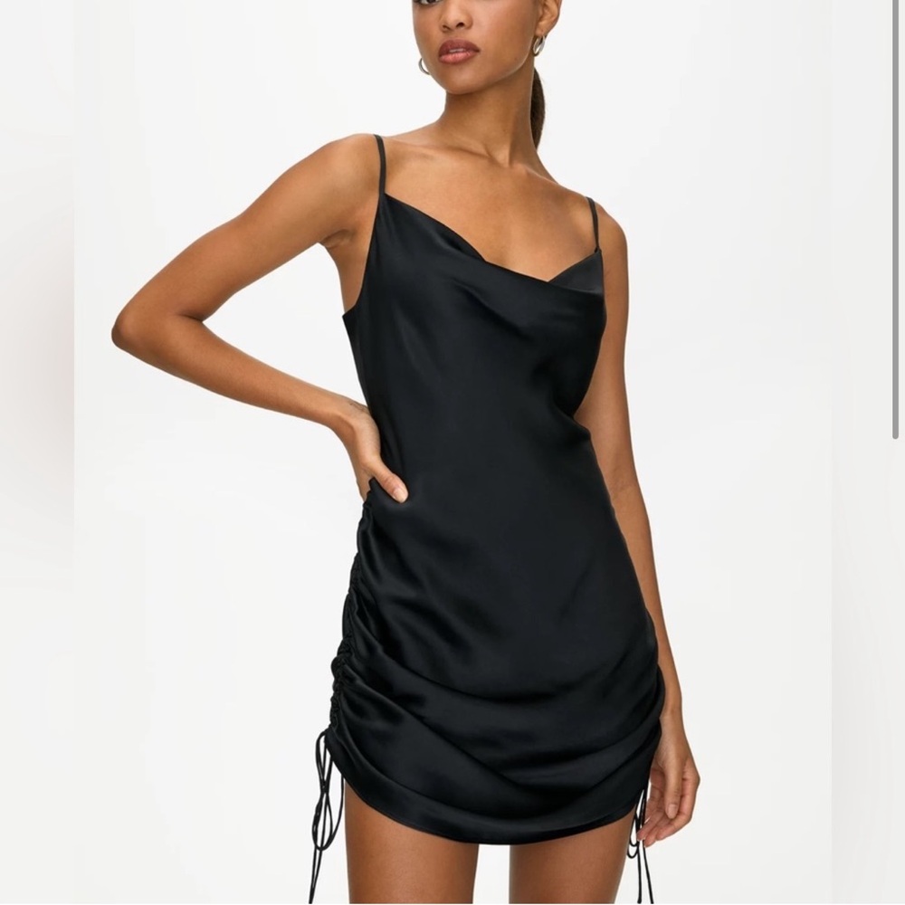 Satin Ruched Short/Mini Dresses SYH39